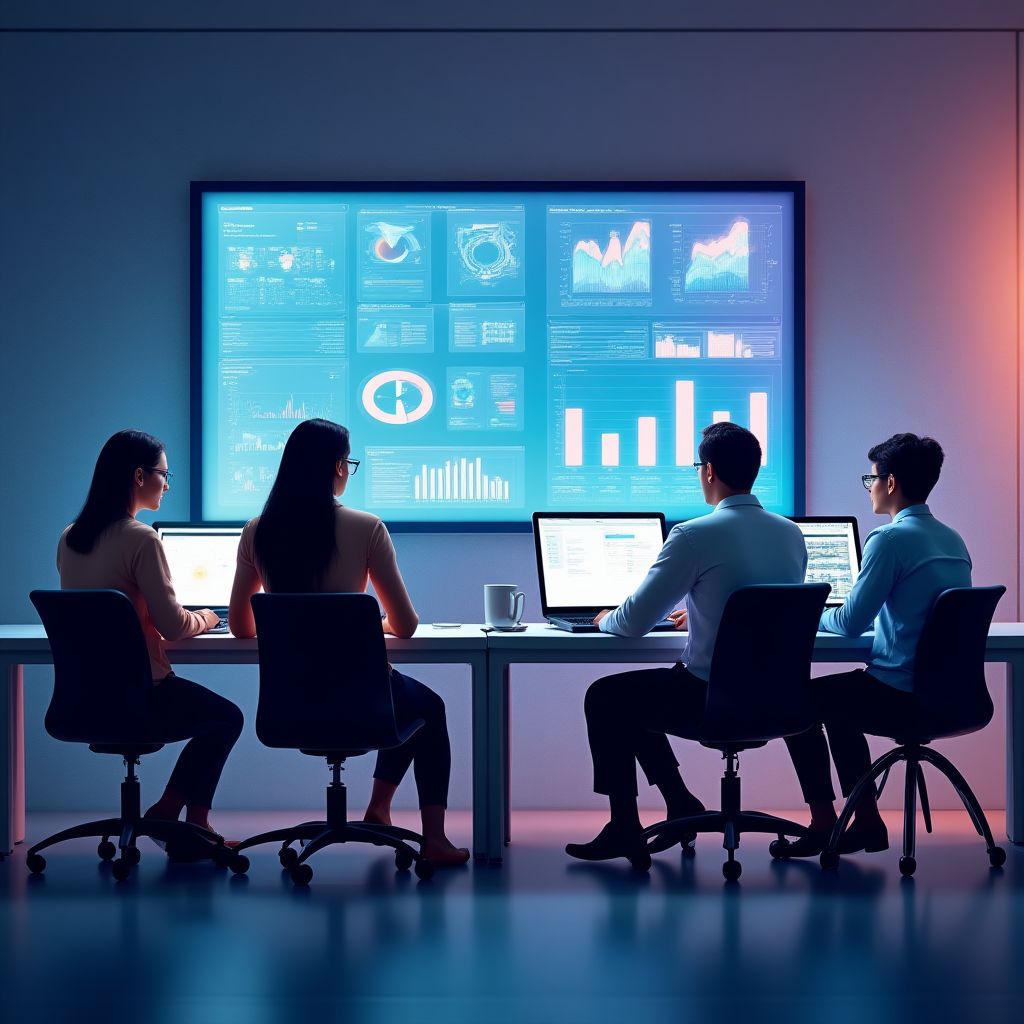 Team al lavoro su un progetto